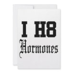 hormones personalized invitation