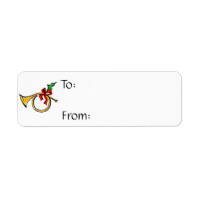 Horn Return Address Label