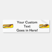 Horn wind instrument graphic bumper sticker