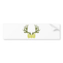 Horned God Mask bumper stickers