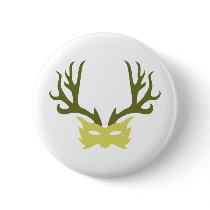 Horned God Mask buttons by WildWitch Horned God Mask buttons