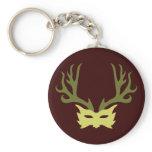 Horned God Mask Keychains