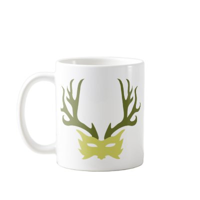 Horned God Mask Mug by WildWitch