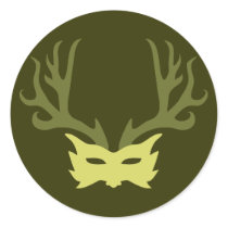 Horned God Mask stickers by WildWitch Horned God Mask stickers