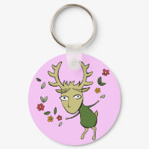 Horned God Spirit of Spring keychains by WildWitch Horned God Spirit of Spring keychains