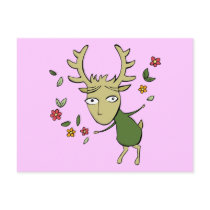 Horned God Spirit of Spring postcards by WildWitch Horned God Spirit of Spring postcards