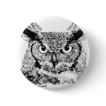 Horned Owl Buttons