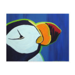 Horned Puffin postcard