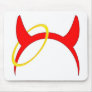 Horns and Halo Mousepad