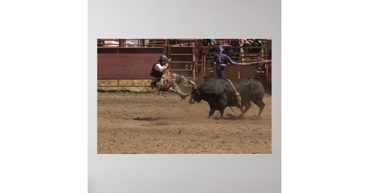 Horns of a dilemma poster Zazzle