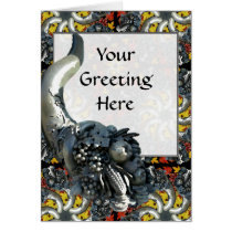 Horns of Plenty Octa Lg Any Color Greeting Card