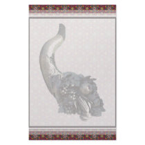 Horns of Plenty RIH  Sm Any Color Stationary stationery