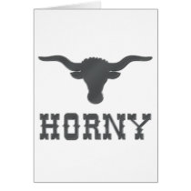 Horny Greeting Card