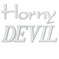 Horny Devil Embroidered Jacket embroidered shirts