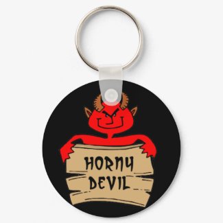 Horny Devil Keychain