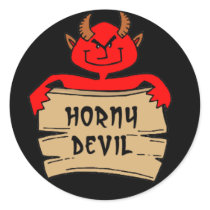 Horny Devil Stickers