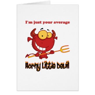 Horny Little Devil cards