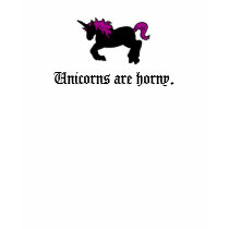 Horny Uni 2 t-shirts