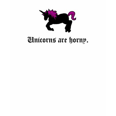 Horny Uni 2 T-shirts by silentpuppeteer