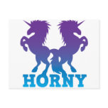 Horny Unicorns Postcards