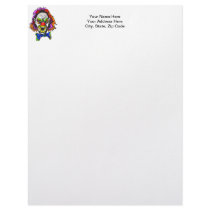 Horrid Evil Clown Letterhead Template