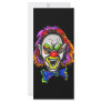 Horrid Evil Clown Rack Card Template