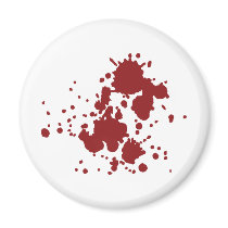 horror blood stains refrigerator magnets