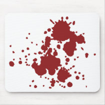horror blood stains mouse pads