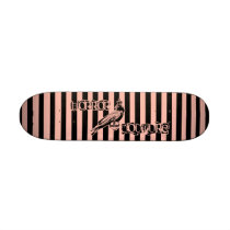 horror couture crow logo skateboard