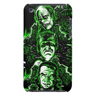 Horror Monster Classic House of Monsters Barely There Ipod Cases
