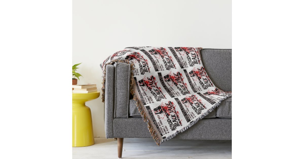 Horror Movie Night Throw Blanket Zazzle