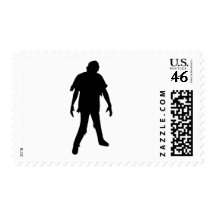 Horror Movie Zombie Dead Death Postage Stamp