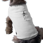 Horror Skeleton 1 Doggie Tshirt