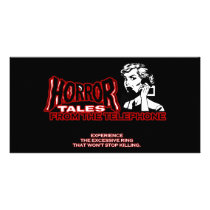Horror Tales From The Telephone Retro Movie Ad Photo Card Template