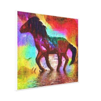 Horse2 Stretched Canvas Print