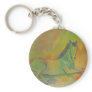 Horse Abstract Pastel Pet Portrait Keychain
