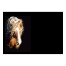 Horse Against Black Business Card