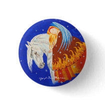Horse and Angel buttons by Leenasart Horse and Angel buttons