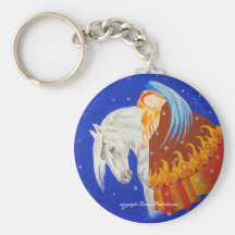 Horse and Angel Key Chains