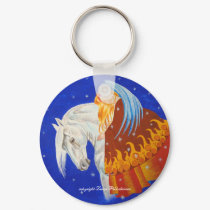 Horse and Angel keychains