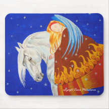Horse and Angel Mouse Mats