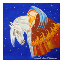 Horse and Angel posters by Leenasart Horse and Angel posters