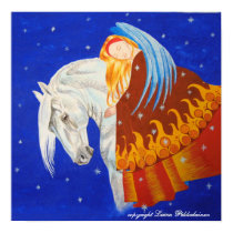 Horse and Angel posters by Leenasart Horse and Angel posters