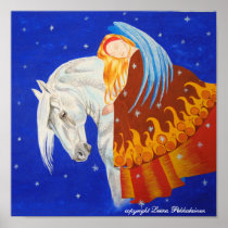 Horse and Angel Posters