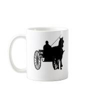 Horse and buggy mug