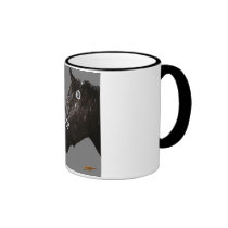 Horse and butterfly coffee mugs