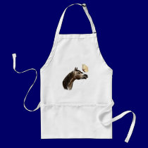 Horse and Butterfly Expressions Apron