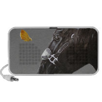 Horse and butterfly notebook speakers