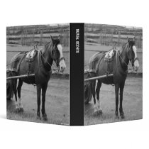 Horse and Cart 3 Ring Binders