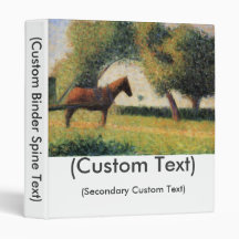 Horse and Cart Vinyl Binder